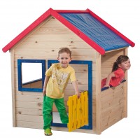 Casuta de joaca multicolora Eric pentru gradina din lemn - Garden House Casuta de joaca multicolora Eric pentru gradina din lemn - Garden House